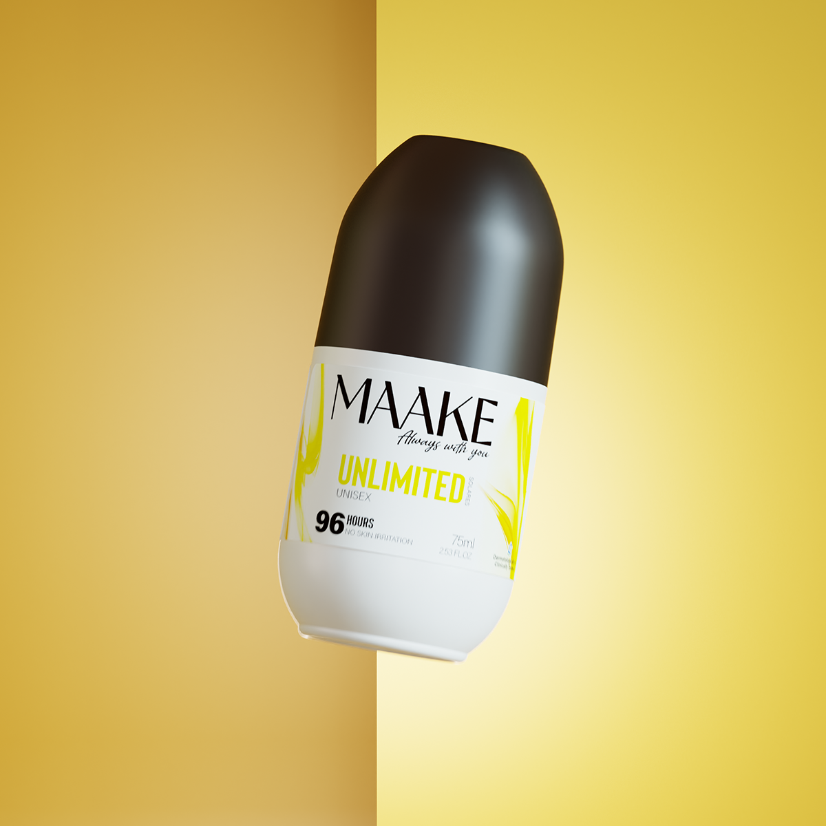 UNLIMITED Solares رول أون مضاد للتعرق بدون كحول 96 ساعة للجنسين