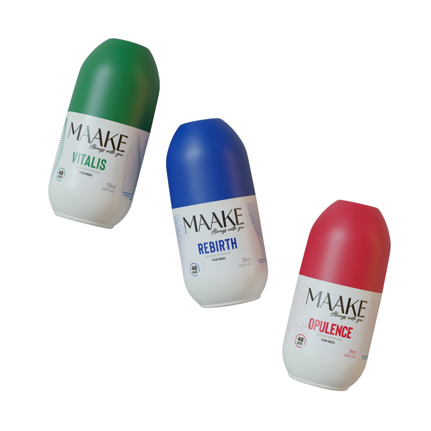 Alcohol-Free Antiperspirant Roll-On 48H For Men