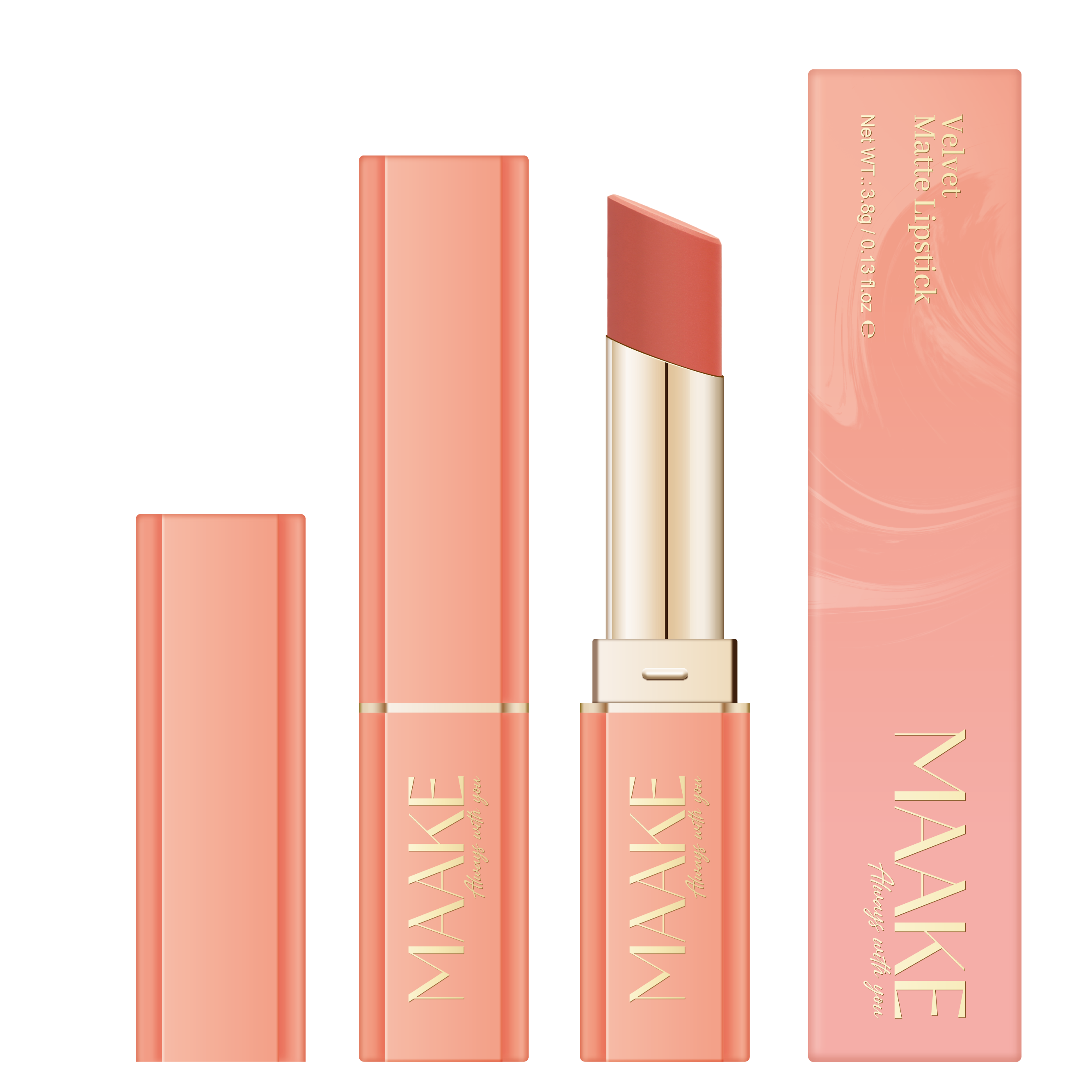 أحمر شفاه مخملي مطفي